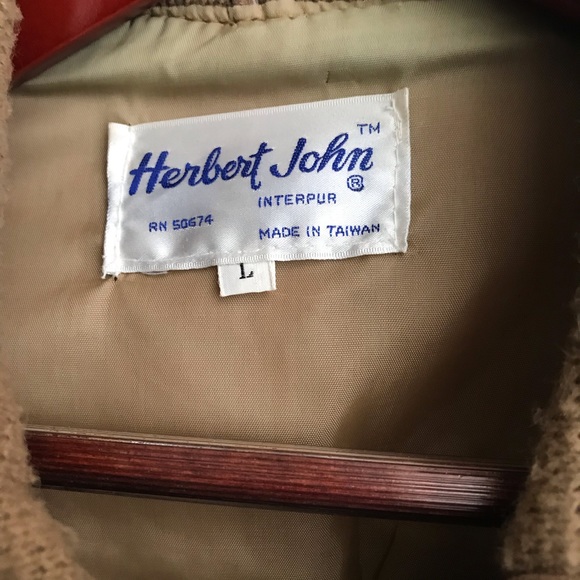 Vintage Herbert John Sweater Jacket L - Picture 3 of 5